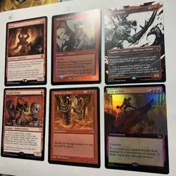6 Great Magic The Gathering Mono Red Cards MTG Commander Nm Rare - Image 2