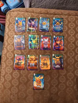 Pokemon Pikachu Cosplay FE Holiday Box Hits. Non Tcg Fan Art Cards. Lot (13) - Image 1