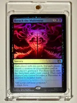 RARE Magic the Gathering MTG March of Machines (MOM) Breach the Multiverse FOIL - Image 2