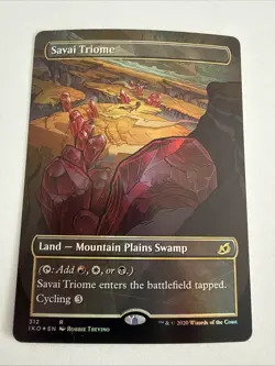 Savai Triome (Showcase) Ikoria: Lair of Behemoths NM Foil - Image 1
