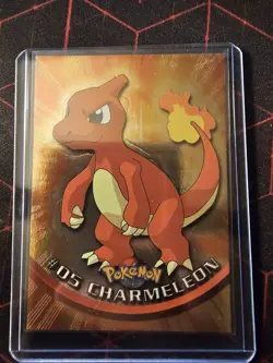 Charmeleon #5 Black Topps Logo Foil 1999 Topps Pokemon TV Animation Series 1 - Image 1