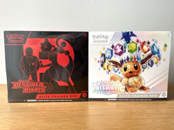 Pokemon TCG Prismatic Evolutions & Destined Rivals Elite Trainer Box ETB Lot NEW - Image 1