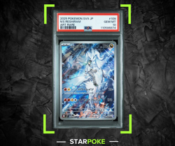 Pokemon PSA 10 N's Reshiram 109/100 AR sv9 Battle Partners Japanese - Image 1