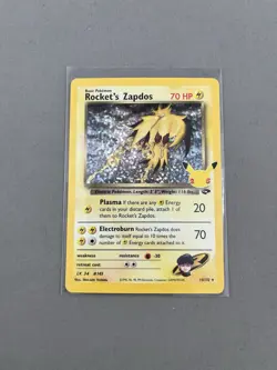 POKEMON TCG - Rocket's Zapdos - Celebrations 25th - 15/132 - Classic - NM - Image 1