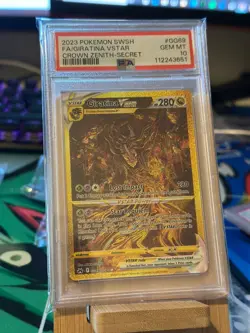 Pokemon Giratina VSTAR GG69 PSA 10 GEM MT English Crown Zenith 2023 - Image 1