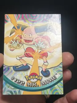 2000 Topps Pokemon Series 3 #122 Mr. Mime TV Animation Edition - Image 2