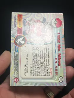 2000 Topps Pokemon Series 3 #122 Mr. Mime TV Animation Edition - Image 5