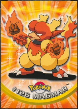 2000 Topps Pokemon TV Animation Edition Series 3 Non Holo #126 Magmar - Image 1