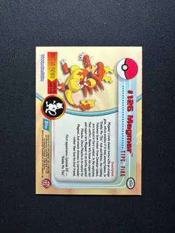 2000 Topps Pokemon TV Animation Edition Series 3 Non Holo #126 Magmar - Image 2