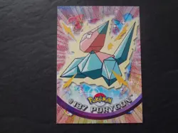 2000 Topps Pokemon Series 3 #137 Porygon TV Animation Edition Blue LP - Image 1