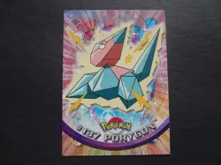 2000 Topps Pokemon Series 3 #137 Porygon TV Animation Edition Blue LP - Image 1
