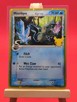 Mimikyu SWSH136 Celebrations Delta Ultra Rare Holo Promo Pokemon Card - Image 2