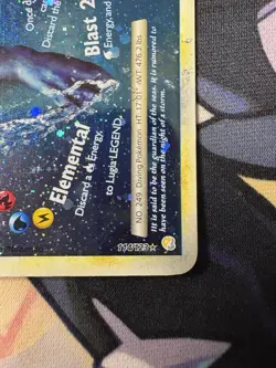Lugia Legend (Bottom) 114/123 Ultra Rare HeartGold SoulSilver Pokemon Card SWIRL - Image 2