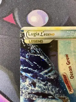 Lugia Legend (Bottom) 114/123 Ultra Rare HeartGold SoulSilver Pokemon Card SWIRL - Image 4