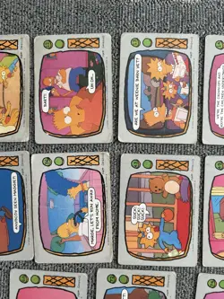 16 x Topps 1990 The Simpsons Collectible Cards Bundle Job Lot Vintage Retro - Image 4