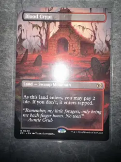 Blood Crypt (Borderless) Lorwyn Eclipsed Regular - Image 1