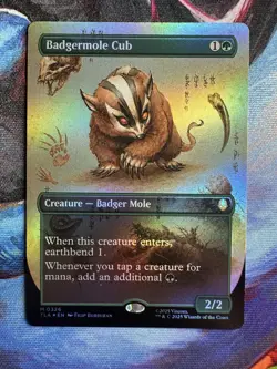 Badgermole Cub (Borderless) Avatar: The Last Airbender Foil - Image 1