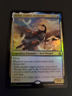 x1 Kykar, Zephyr Awakener - Foil R MTG Foundations M/NM, English - Image 1
