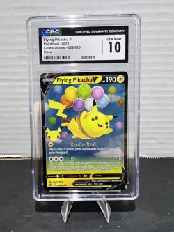 Flying Pikachu V 006/025 | CGC Gem Mint 10 | Pokemon TCG Celebrations | Holo - Image 1