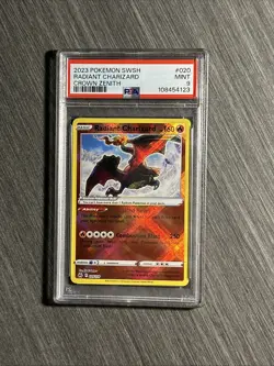 Pokemon TCG Radiant Charizard Crown Zenith 020/159 PSA 9 - Image 1