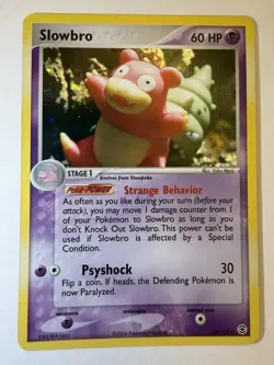 Pokemon TCG Slowbro EX FireRed & LeafGreen Reverse Holo Rare 14/112 Yuka Morii - Image 1