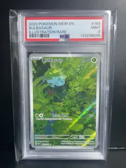 Bulbasaur’s 166/165 Pokemon TCG English Illustration Rare PSA 9 - Image 1