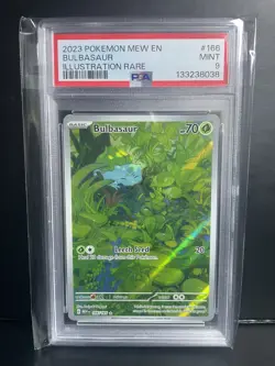 Bulbasaur’s 166/165 Pokemon TCG English Illustration Rare PSA 9 - Image 2