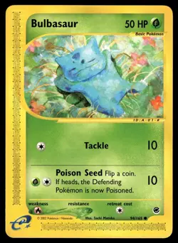 2002 E-CARD - EXPEDITION BULBASAUR BASIC/COMMON #94 - Image 1