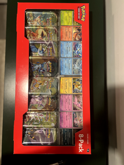 Pokemon TCG Scarlet & Violet Prismatic Evolutions - Costco Exclusive 8 Pack Tin - Image 1