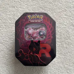 Pokemon TCG Team Rockets Mewtwo EX Destined Rivals Tin, Sealed - Image 1