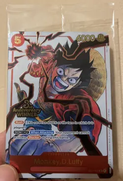 3rd Anniversary One Piece 3 Brothers Winner Set Promo Card English SEALED OPTCG - Image 1
