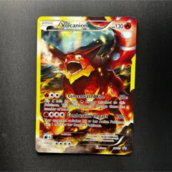 Pokemon Volcanion XY185 XY Promo Holo Basic Fire 130HP English TCG Card - Image 1