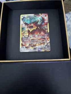 Pokemon TCG Volcanion XY185 Holo Black Star Promo 2017 Near Mint Condition - Image 1