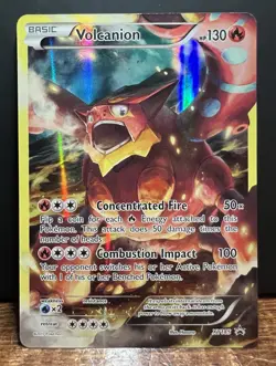 Pokemon TCG Volcanion XY Black Star Promos Holo Card XY185 - Image 1
