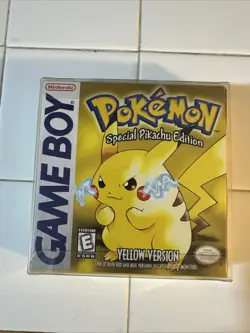 Pokemon Pikachu Yellow Edition Game Boy with Box and No Manual (Dead Battery) 45496730895 - Image 1