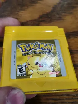 Pokemon Yellow Authentic NEW BATTERY GUARANTEED Tested VERY CLEAN Label - Image 2