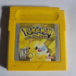 Pokemon Yellow Pikachu Edition (Game Boy, 1999) - Authentic, Tested 45496730895 - Image 1