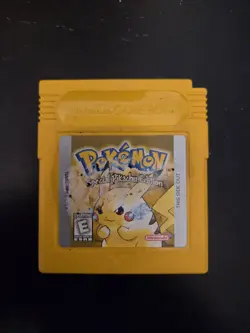 Pokemon Yellow Version Nintendo Game Boy, 1999, Authentic, Tested, and Saves - Image 1