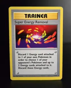 Pokemon TCG - SUPER ENERGY REMOVAL #79 - SHADOWLESS - RARE - BASE SET 1999 - MP - Image 1