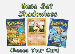 Pokemon TCG 1999 Shadowless Base Set - You Pick - Excellent/Near Mint or Better - Image 1