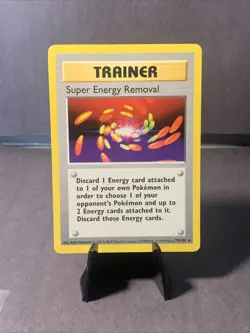 Pokemon TCG Super Energy Removal Base Set Shadowless #79/102 1999 WOTC VTG NM/LP - Image 1