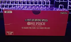 One Piece TCG: OP-11 - A Fist Of Divine Speed Booster Box - NEW SEALED English! - Image 2