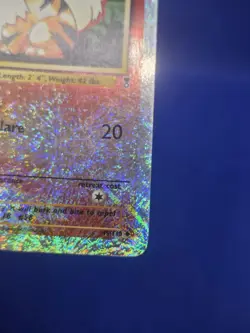 VTG WOTC Pokemon Legendary Collection Growlithe 45/110 Firework Reverse Holo DMG - Image 5