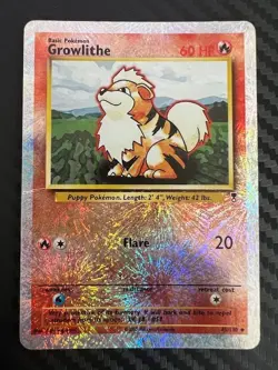 Pokemon TCG Growlithe Legendary Collection 45/110 Reverse MP/HP - Image 1