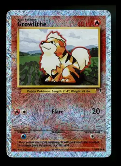 #2 Growlithe 45/110 Legendary Collection 2002 Reverse Holo Pokemon Card TCG - Image 1