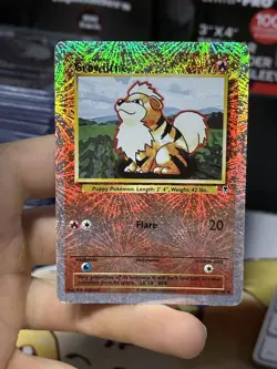 #2 Growlithe 45/110 Legendary Collection 2002 Reverse Holo Pokemon Card TCG - Image 3