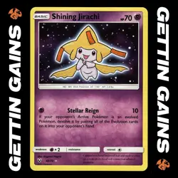 Shining Jirachi - 42/73 - Ultra Rare - Shining Legends - Pokemon Card - NM/M - Image 1