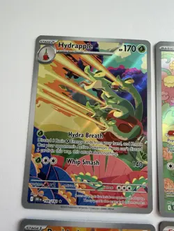 Pokemon Destined Rivals Card Lot Illustration Rares Rapidash, Hydrapple, Shaymin - Image 2