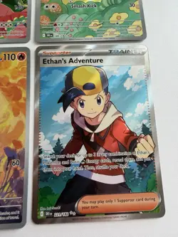 Pokemon Destined Rivals Card Lot Illustration Rares Rapidash, Hydrapple, Shaymin - Image 5