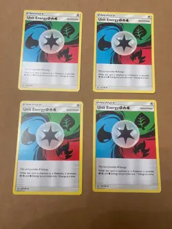 Pokemon Ultra Prism Unit Energy GFW 137/156 Cards 4x Playset x4 Uncommon LP - Image 1